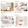 Diaper Storage Multifunctional Diaper Storage Foldable Baby Storage Box with Large Baby and Childcare Includes a Direct Pocket for Wipes and Belt Belt