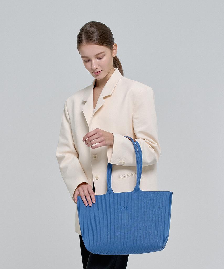 Dal Daily Knit Shopper Bag Blue L