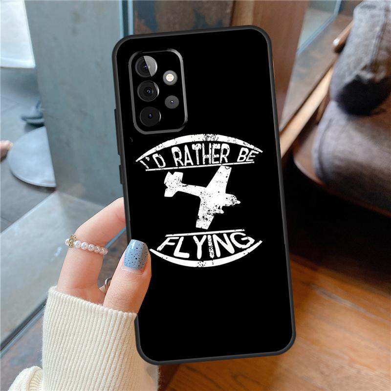 Aircraft Airplane Fly Travel Case For Samsung Galaxy A54 A34 A14 A15 A13 A53 A16 A26 A36 A56 A12 A22 A32 A52 A06 A35 A55