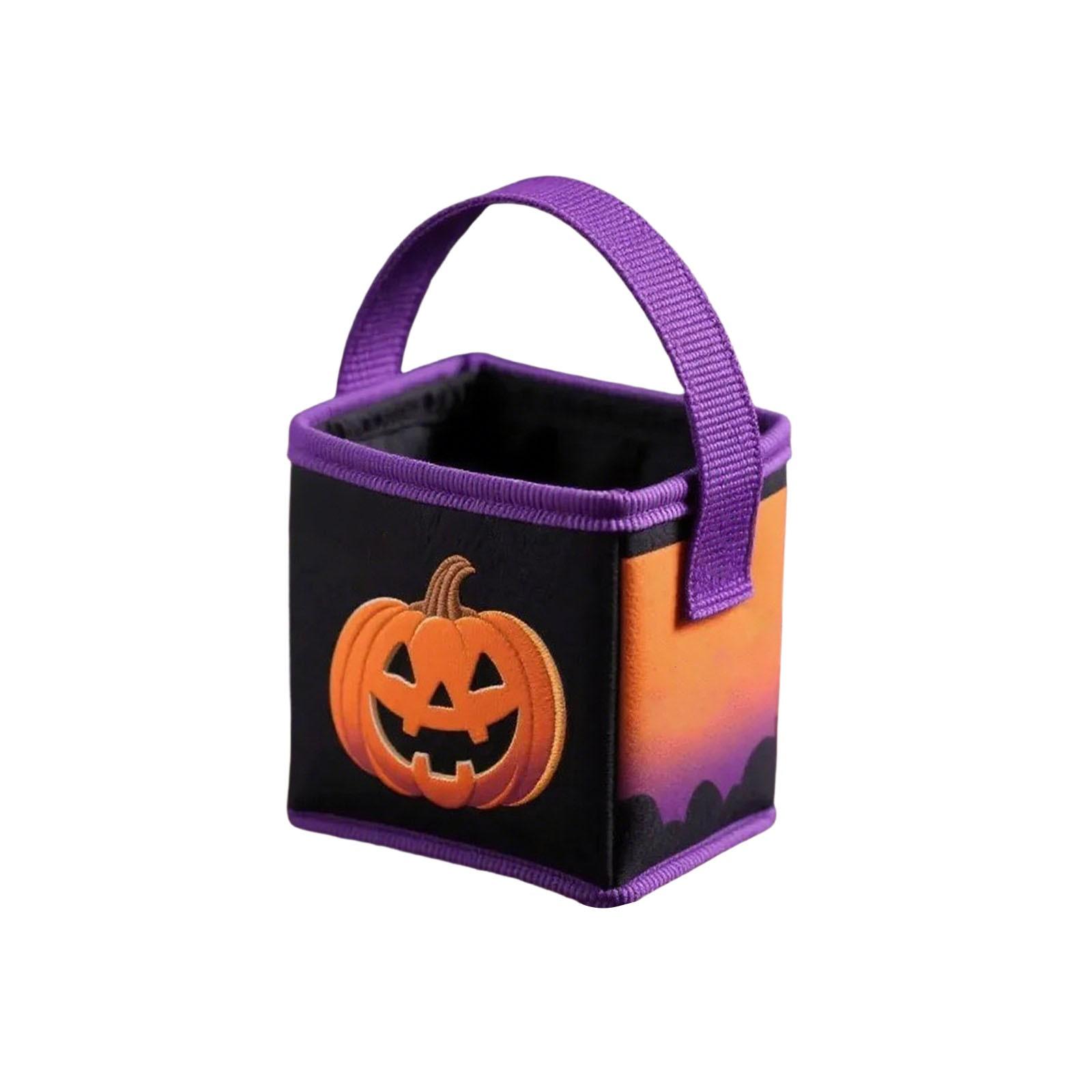 

Персонализированный мешочек для конфет на Хэллоуин, подходит для мальчиков и девочек, мешочек для конфет на Хэллоуин One Size