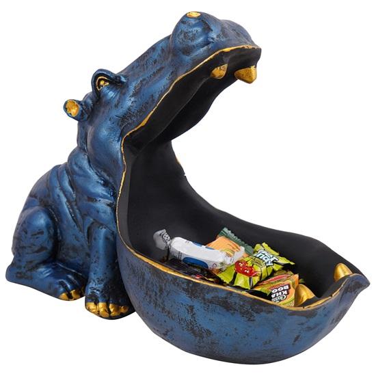 Hippopotamus Angry with Big Mouth, Home Decor Exhibit, Hippopotamus Resin