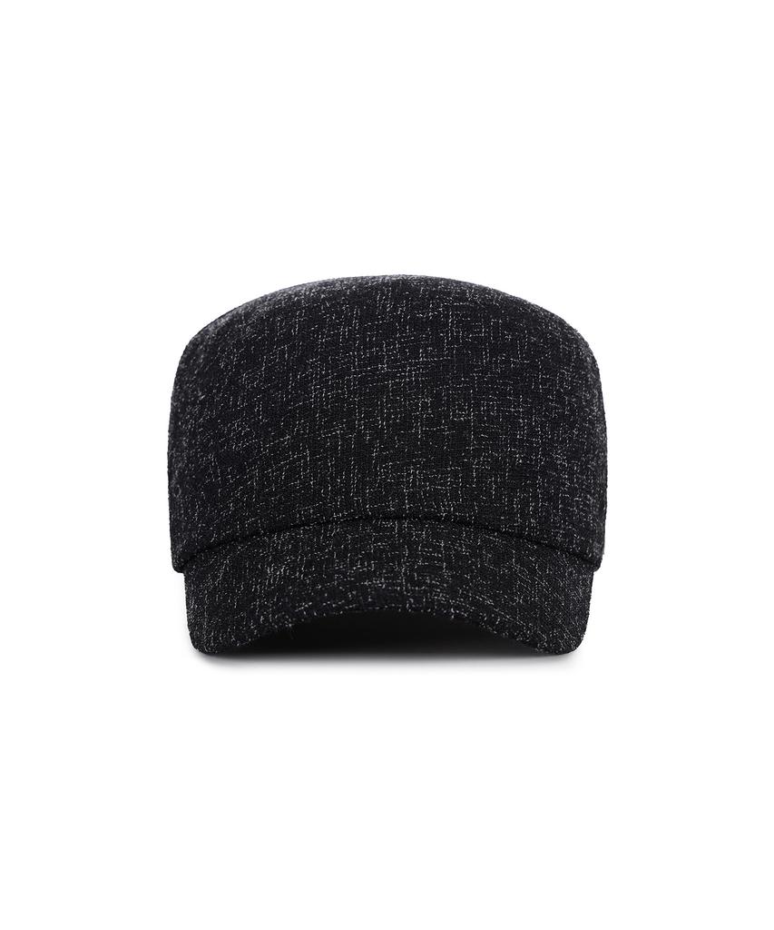 Bajal Epoxy Stud Bellboy Cap Black