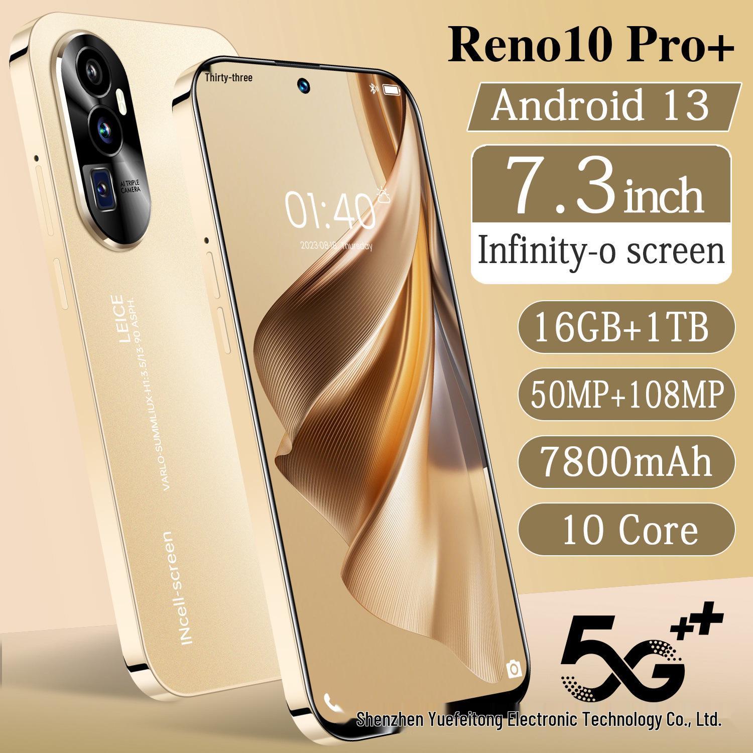 

Reno10Pro 2025 Smartphone 16GB+1TB Cross-Border Exclusive Model AU Standard [Not for domestic use]