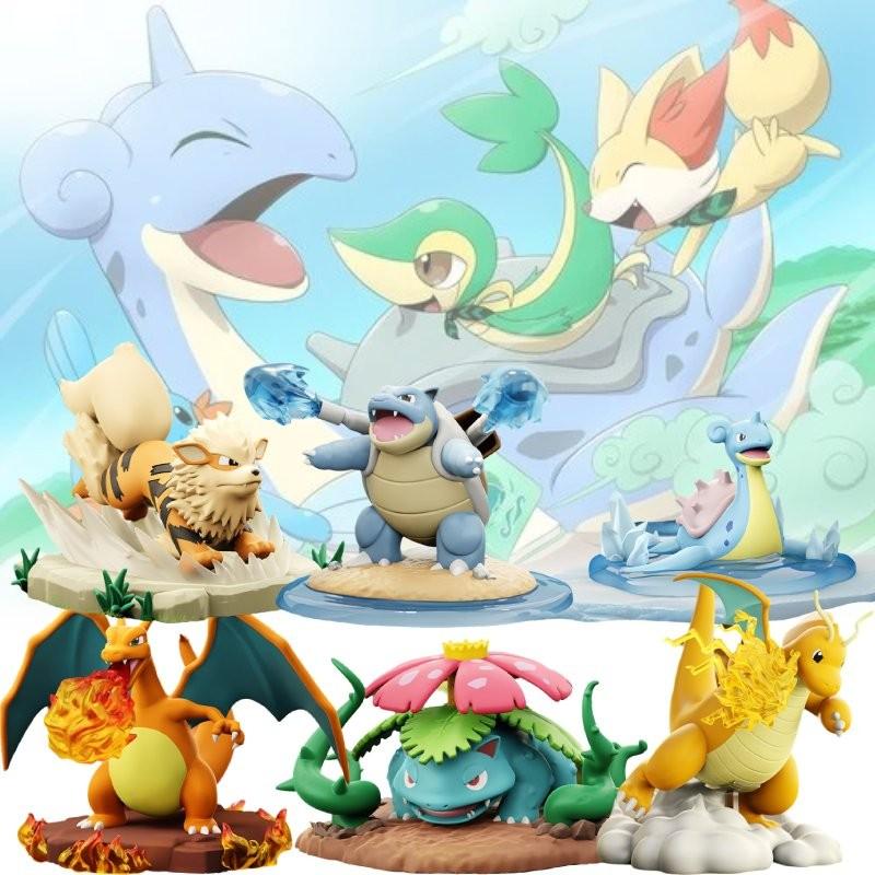 Charizard Venusaur Blastoise Arcanine Lapras Dragonite Toy Gift Model