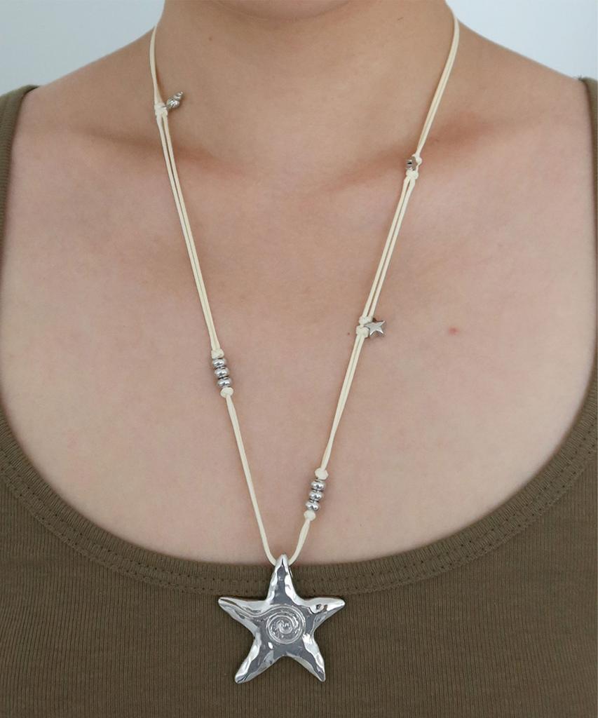 August Harmony Ocean String Necklace / Butter