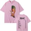 Rapper Frank Fashion Vintage Graphic Tshirts Unisex Wounisex Ocean Hip Hop Trend T Shirts Blond Oversized Tshirt Unisex Cotton Tshirt
