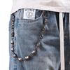 Trendy Cross-Border Hip-Hop Skull Pant Chain: Versatile Black Accessory for Men & Women