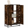 VidaXL Highboard Sonoma Oak 68x35x106.5 Cm Engineered Wood Metal, Sideboard, High Storage Cabinet, Display Cabinet 849071