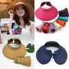 Summer Adult Fashion Straw Hat Foldable Uv Protection Sun Shading Women Function