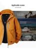 Unisex Multi-Pocket Workwear Jacket - Stylish and Functional for Spring and Autumn Outdoors