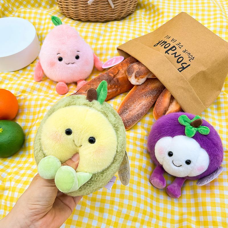 Cute Fruit Bean Bag Plush Toy Simulation Durian Dragon Fruit Rag Doll Small Doll Rag Doll