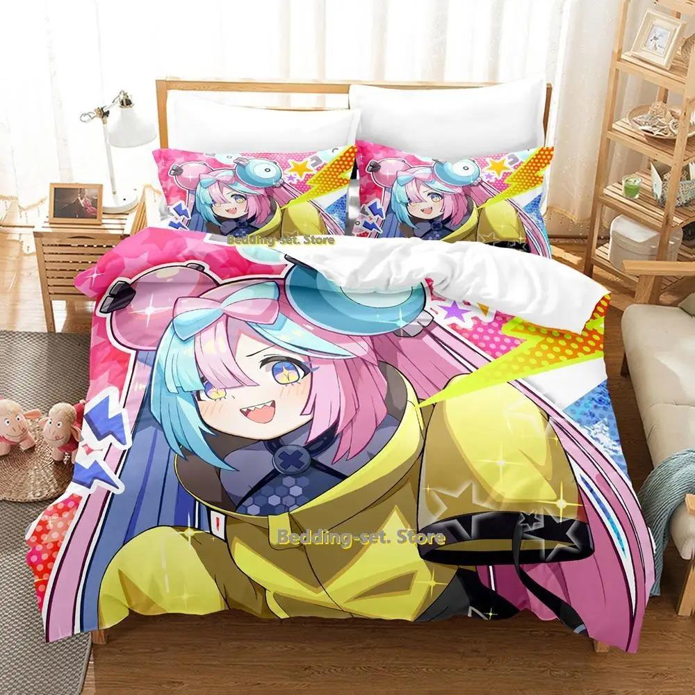 New Kawaii Iono Bedding Set Single Twin Full Queen King Size Bed Set Adult Kid Bedroom Duvetcover Sets Anime Parure De Lit Bed
