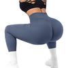 Ribbed High Waist Fitness Yoga Pants - Women's Slimming Tights