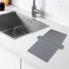 1pcs Silicone Sink Saddle Mat Kitchen Sink Protector Divider Mat Heat Resistant Coaster Multi-function Kitchen Tool
