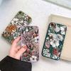 Luxury Camellia Flowers Phone Case For iPhone X XS XR 15 14 Plus 13 12 11 Pro Max Mini 7 8 Plus SE Fashion Shockproof Back Cover