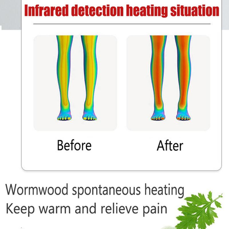 Wormwood Chinese Medicine Self Heating Support Knee Pad Knee Brace Warm for  Joint Pain Relief Injury Recovery Belt Massager Leg Warmer