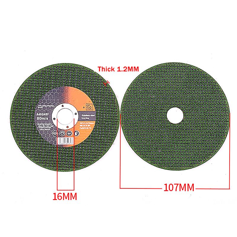 5Pcs Resin Cutting Saw Blades 107*16mm Angle Grinder Wheel Blade Stainless Steel Metal Grinding Machine Cutting Circular Disc