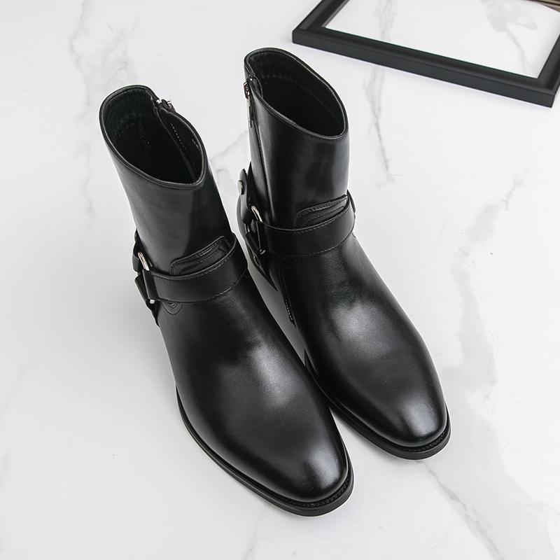 Men Spring Autumn Boots Leather Fashion Outdoor Comfortable Comfortable Wear For Daily Use Durable Material With Good Quality