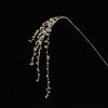 Glitter Finish Christmas Crystal Pick Branch Crystal Dangle with Butterfly Acrylic Christmas Decor Sprig Long Stem Sparkling