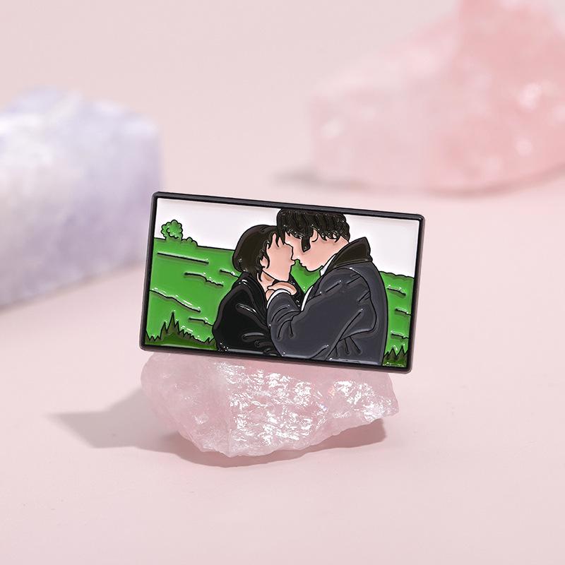 Series Trendy Love Cartoon Brooch Pin Decorative Badge In Eyecatching Colors