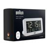 Bordklokke Digital vekkerklokke Hvit BC10W Digital Alarm Bordklokke Hvit Ekte importert produkt BRAUN/Brun