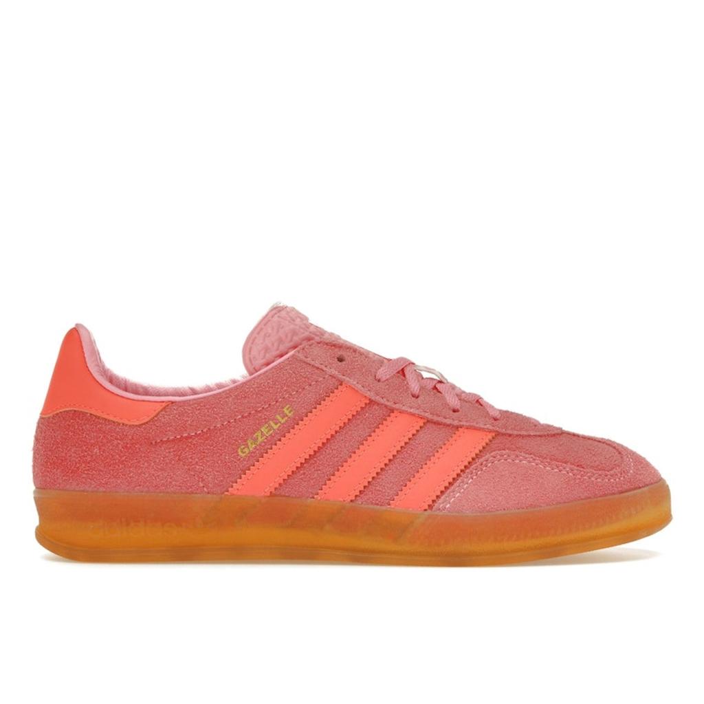 Adidas Gaselle Innendørs Beam Rosa Solar Rød Dame Joggesko Gum IE1058