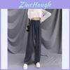 Womens High Waist Wide Leg Trousers With Polyester Fabric For Office Wear