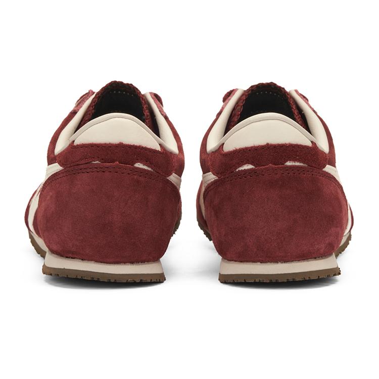 ONITSUKA TIGER Machu Racer Abrasion Resistant Low Top Casual Shoes Unisex Burgundy Sneakers 1183C535-600