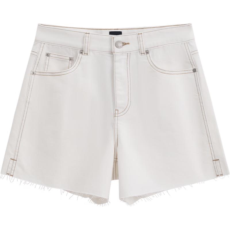 

GAP Women s Vintage Washed Frayed Hem Denim Shorts 25