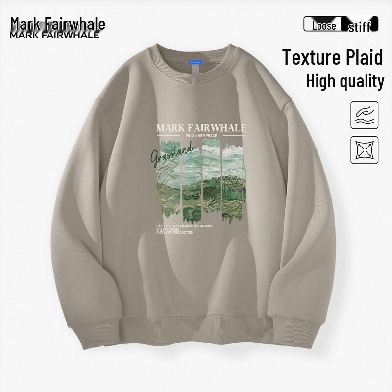 

Mark Fairwhale Men s 2025 New Collection Loose Fit Crewneck Pullover Sweatshirt XL