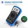 Multimeter 3 1/2 Digit LCD Multimeter Backlight DMM Measure DC AC Voltage Current Resistance Temperature Diode Continuity hFE