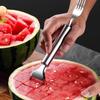 Yousheng Watermelon Fork Slicer Cutter, 2-in-1 Watermelon Fork Slicer, Triangle Watermelon Cutter, Double-Headed Fruit Forks Slicer for Kitchen