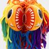Colorful Lion Yarnaby 25cm Plush Toy Stuffed Doll Children's Room Decoration