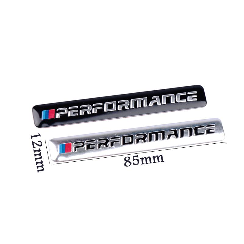 Aluminum Performance Motorsport Decorative Emblem Badge For BMW X1 X3 X5 X7 F30 E34 E36 E87 E39 F10 F01 F11 F20 E60 E46 E91 E92 ud2
