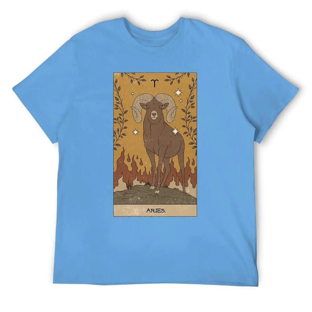 Rundhals Widder Zwölf Sternbild (16) T-Shirt Move Tees Hipster Neuheit Zuhause US-Größe