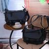 Oxford Cloth Messenger Bag Solid Color Short Distance Travel Bag Simple Shoulder Bag  Camping