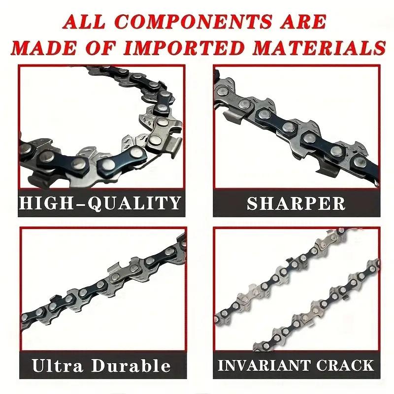 6Inch Mini Steel Chain saw Chains Electric Chainsaws Accessory Chains Replacement Mini Electric Chainsaw Chains