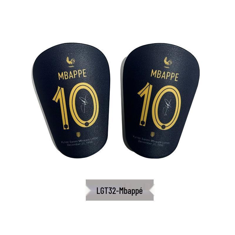 Ultra-Light Mini Shin Guards - Messi #10 & Ronaldo #7 Design for Adults & Kids