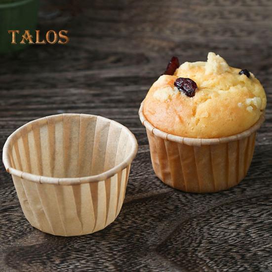 50Pcs Baking Cups Anti-stick Multi Use Paper Utility Non-stick Cake Muffin Paper Cups for Bakery