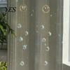 Colorful Light Projector Wind Chime Sun Catcher, 7-Color AB Crystal Balls & Beads, Crystals Ball Prisms Suncatcher, Garden Hanging Ornament
