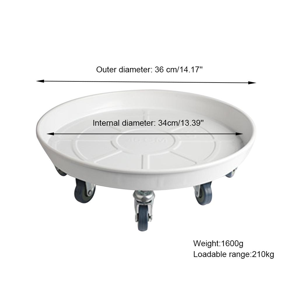 

Поддон для цветочного горшка на колесиках Тяжелый передвижной горшок для цветов Тележка-подставка Держатель Металлический передвижной горшок для цветов Садовый инструмент