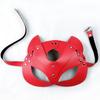 Gothic-Style Cat-Ear S&M Leather Mask, Unique  Accessory for Adult Erotic Roleplay, Spice Up Bedroom Bondage & Sensual Games
