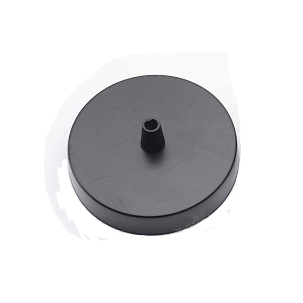 

Round LED Lamp Holder Metal Ceiling Light Holder Vintage Light Base for Light Fitting Base Panel 10cm білий