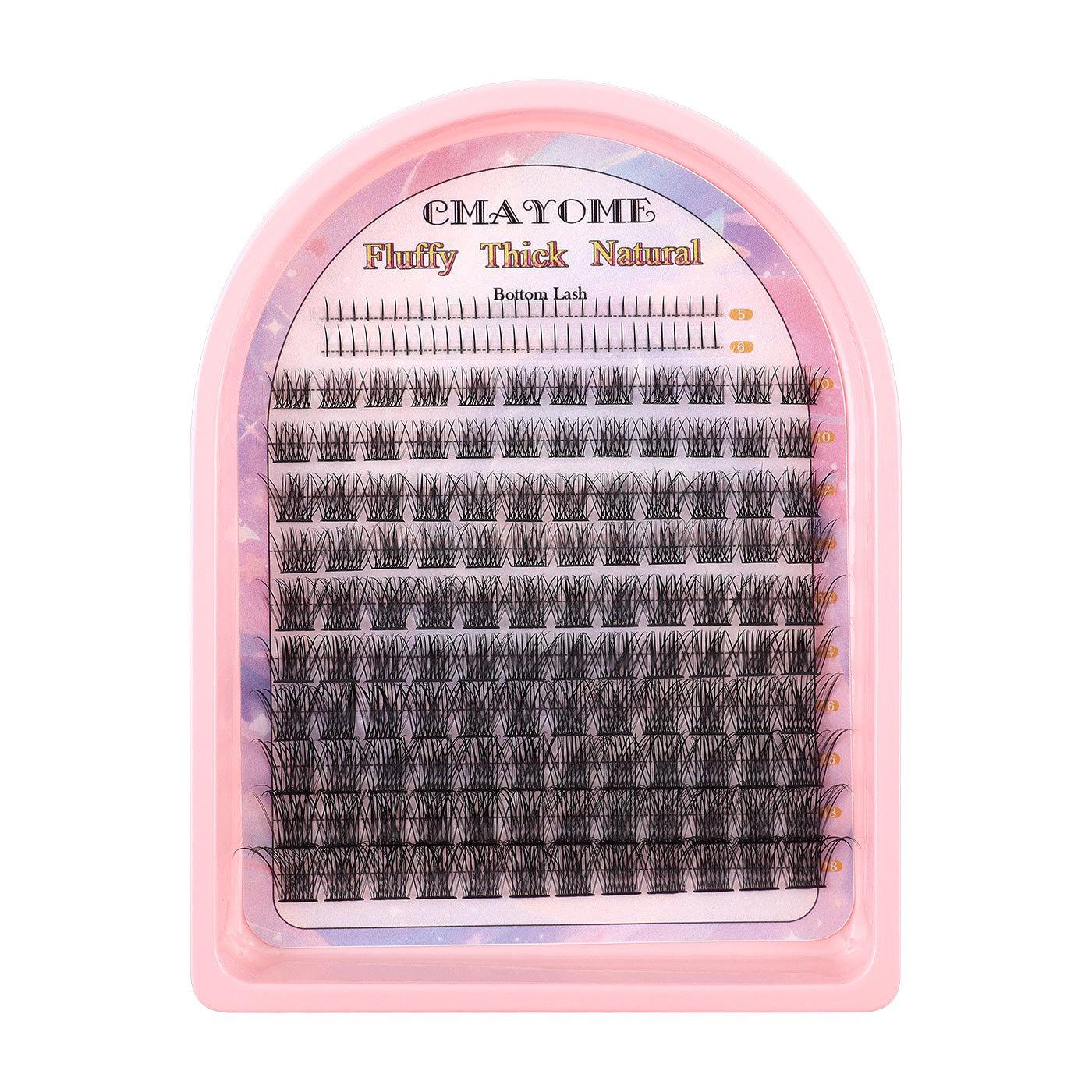 

180 Clusters C Song Single Cluster False Eyelashes Natural Thick Diy Segmented Grafting Multi-Haired Eyelashes