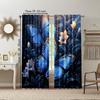 Versatile Polyester Transparent Curtains Home Decoration Butterfly Use Bedrooms Living Rooms Curtain Set Of 2 Made Washable Room Ready