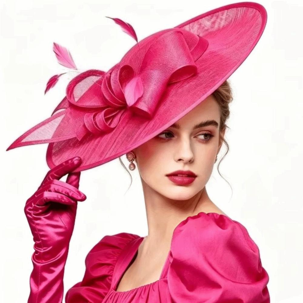 Exquisite Mesh Bow Headband French Vintage Kentucky Hat Fashion Tea Party Hat Photography