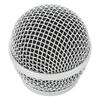 Microphone Grille Ball Head Stainless Steel Microphone Mesh Grill Mic Replacement Head Cover for PG58 BLX288