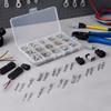 290 Stück Crimp-Pins 1/1,5/1,8/2,2/2,8/3,5mm Elektrischer Steckverbinder-Pin Nicht-isolierter Stecker Crimp-Pins