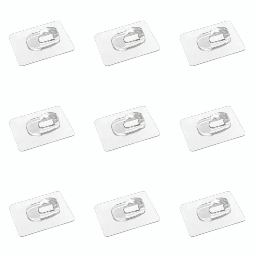 No Traces Invisible Self-Adhesive Hooks Transparent Utility Hooks  Holiday String Lights