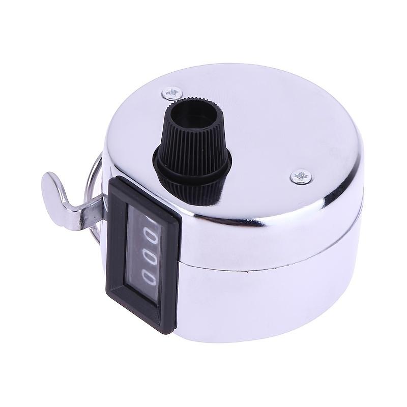 1pc 4-Digit Manual Metal Counter Point Counter 0-9999